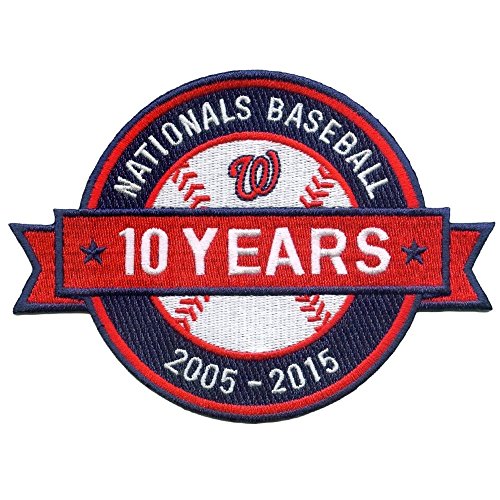 Nationals de Washington 2015 10 Ans Anniversaire MLB Jersey Patch