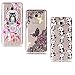 Produktbild Samsung Galaxy J7 2016 Hülle Silikon, LuckyW 3X TPU Eule Schwarze Schmetterling Panda Hülle für Samsung Galaxy J7 (2016) SM-J710F Soft Silikon Glitter Tasche Transparent Clear Klar Durchsichtig Ultra Slim Thin Dünne Schutzhülle Weiche Flexibel Kratzfeste Scratch-Resistant Stoßfest Shockproof Etui Bumper Case
