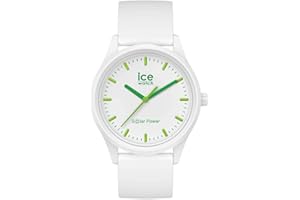 Ice-Watch - ICE solar power Nature - Montre blanche pour femme avec bracelet en silicone - 018473 (Small)