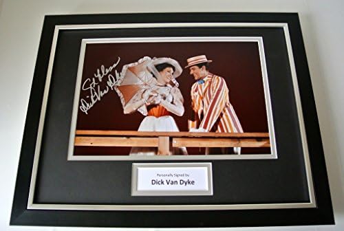 Sportagraphs Dick van Dyke SIGNED FRAMED Photo Autograph 16x12 display Mary Poppins Bert COA