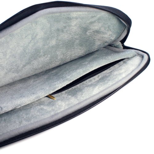 Alston Craig Schutzhülle aus Herringbone Tweed für 11 Toll Laptops / Tablets / Ultrabooks wie z.B. Macbook Air Pro / Asus Vivotab / Zenbook / Lenovo Yoga / Thinkpad / Lynx / Samsung Series 5 & 9 Ultra / Dell XPS – Farbe Schwarz - 4