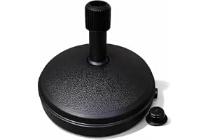 Karrma Ltd. Parasol Base | Garden Umbrella Stand Holder Round | 7L Plastic Water Filled Perfect for Outdoor Decor Garden Pati