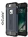 Cubix® Shock Proof Case For Apple iPhone 7 Plus Tough Armor Tech Series Back Cover case With Premium Carbon Fiber Texture 4 Side Air Cushion Extra Soft Buttons - Navy Blue RS.650.00