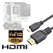 Produktbild Luxebell® Micro HDMI HD Video Kable für Kamera Gopro Hero3,Hero3+,Hero4 Black Edition and Silver Edition Kamera--Version 1.4,5feet/1.5m