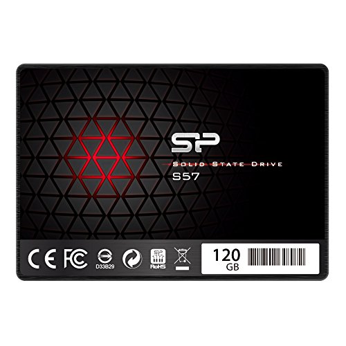 Preisvergleich Produktbild SSD 120GB Silicon Power 2,5" SATAIII S57 Black Retail NA