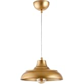 Lambadar Retro Rustik Model Modern Metal Tekli Gold Sarkıt Avize Cafe Gold Tek Ebat 25 X 70 3506-Svm4Gold