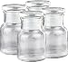 Produktbild Apothekerflasche 100ml aus Glas mit Verschlussstopfen für Medikamente, Kleinteile, SMD Bauteile, etc 4 Stück