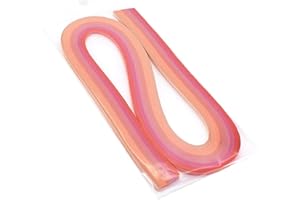 ODETOJOY Quilling Papier 5mm Bande de Papier pour Quilling Lot de 120pcs Quilling pour DIY Craft, Bande de quilling dégradé rose