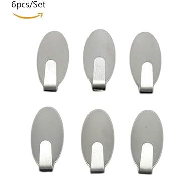 8 Stück Badezimmer Selbstklebend Handtuchhaken Küche Wasserdicht