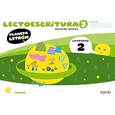 Planeta Letr&oacute;n. Lectoescritura. Nivel 3. Cuaderno 2. Cuadr&iacute;cula