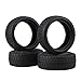 Produktbild BQLZR Black RC 1:10 On-road Racing Car Rhombic Pattern Tire Convenient Use Pack of 4