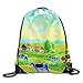 Produktbild Etryrt Prämie Turnbeutel/Sportbeutel, Love Lifes Peace Dove Eco-Friendly Declaration 100% Polyester Drawstring Backpack School Bags Buggy Bag