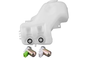 Frefgikty Auto 2 fori tergicristallo rondella bottiglia con pompa serbatoio Jar Kit per Patrol 88-97