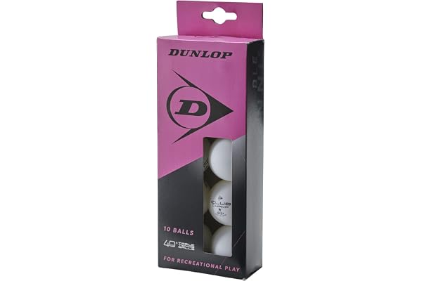 Dunlop 40+ 10 balles Poids