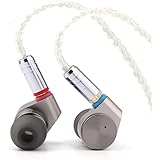 LINSOUL TIN HIFI T2 HiFi 2DD Double Dynamic Drive In Ear Earphone Bass DJ Metal Headphones, 3.5 mm MMCX