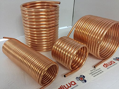 Spirale aus Kupferrohr 12x1mm weich aus 10m mit Ø ca. 13cm (Kupferrohrspirale) - 8