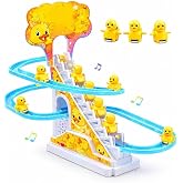 TOYTASTIC Ducki Toy Set, Funny Automatic Stair-Climbing...