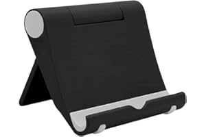 VOVIGGOL Support Téléphone Bureau Réglable Porte Stand Téléphone Pliable pour 4 à 9 Pouces iPhone 16 15 14 13 12 11 Pro Max XS X Sumsung Huawei