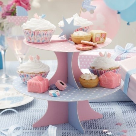 Tiny Feet Decorative 2 Tier Cake Stand