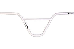 EB EASTERN BIKES Guidon de la série Eastern Bikes Atom, construction en Chromoly 100% léger (Blanc Brillant, 10")