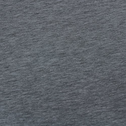 Jersey-Stoff UNI 4er-Set 50x85cm 1,7m² (8,8€/m²) 92% Baumwolle 8% Elastan (Schwarz-Dunkelgraumeliert-Graumeliert-Weiß) - 3