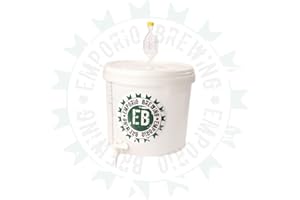 Beer & Wine - Fermentatore Supplementare da 16l - Fermentatore per Birra Artigianale con Tappo e Gorgogliatore - Kit per Birra Fatta in Casa