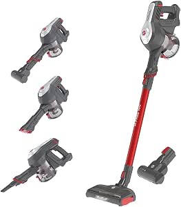 Hoover H-Free 100 HF122GPT Scopa Elettrica Ricaricabile senza Fili,  Tecnologia Ciclonica senza Sacco, con Spazzola per Peli Animali, Potente,  Batteria da 22V, Autonomia 40 Min, Rosso : Amazon.it: Casa e cucina