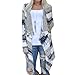 Produktbild Daman Unregelmäßige Mode Kimono locker Bannfarbe Pullover Mit Langen Ärmeln Strickjacke Cardigan Outwear Mantel (L)
