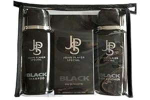 John Player Special Black EDT 100 ml & Shower Gel 150 ml & Shampoo 150 ml