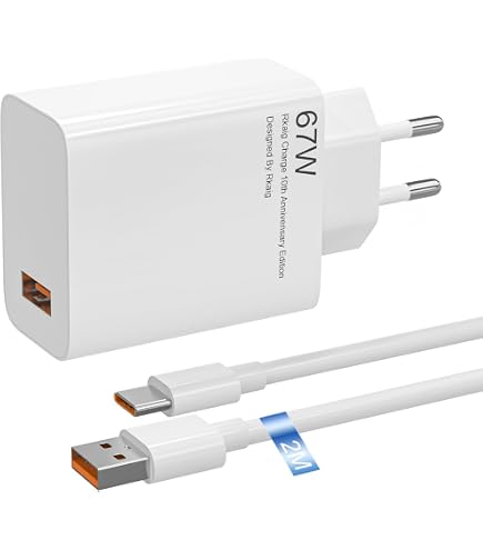 67W HyperCharge Ladegerät Für Xiaomi, Redmi, Poco – Inkl. USB-C Kabel, Turbo Schnellladung