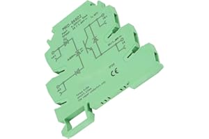 YANMIS Módulo de relé de estado sólido, MRD-060D2 Entrada ultradelgada de 6.2 mm 4-32VCC para válvula neumática de CC Electromagnética Dc Salida de relé de estado sólido