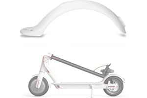 AMONIDA Parafango Monopattino Elettrico, 31x10x6cm Plastica Scooter Elettrici Parafanghi, Sostituire I Parafanghi delle Ruote per Scooter Elettrico Mijia M365(Bianco)