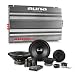 Produktbild auna CS-Comp-8 Car-HiFi-Set 6-Kanal-Endstufe + Lautsprecher Set (2 x 1200 Watt Subwoofer, 2 x 1200 Watt Mitteltöner, 2 x 1,57"-Tweeter, inkl. Kabelage und Montagematerial) Grau