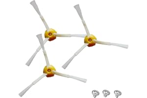 VERA STRIKE Cepillos Laterales Para Roomba Series 800, 900, Pack De 3 Cepillos de Reemplazo, Kit De Repuestos Para Aspiradora Robot