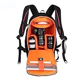 ✔ Proporciona un bolsillo exterior adicional y un bolsillo interior para almacenar accesorios pequeños como baterías, tarjetas de memoria, memorias USB, etc.