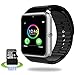 Produktbild Smart Watch, Luluking Sweatproof Smart Watch Bluetooth Smart-Uhr-Telefon mit SIM-Karten-Slot / TF für Android HTC Sony LG Google Pixel / Pixel XL Smartphone Umfassen 16GB Karte (Silver)