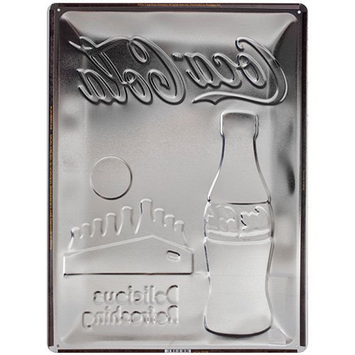 Nostalgic-Art 23195 Coca-Cola, In Bottles Yellow, Blechschild, 30 x 40 cm - 2