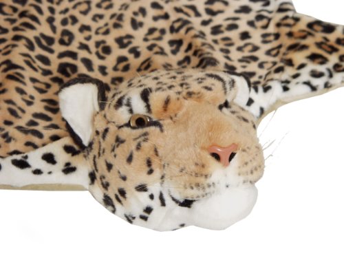 BRUBAKER Leopardenfell 200X120cm Bettvorleger Kaminvorleger - 2