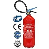 los extintores a base de agua pulverizada son aptos para  Extintor de 6 litros NF & MED spray de agua con aditivo antioxidante