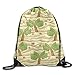 Produktbild gthytjhv Flamingo Print Men's Women's Kordelzug Bag Beam Mouth Shoulders Backpack 17"x14" Lightweight Unique 16.9x14.2