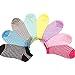 Produktbild Laat Farbe Stripes Socken Unsichtbar für Frauen Mädchen 10 Paar