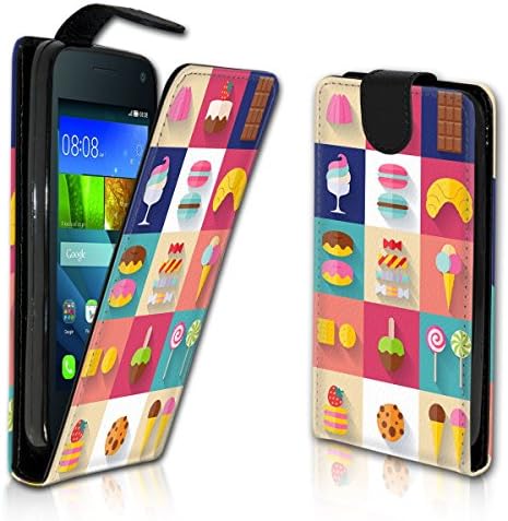 Vertical Flip-Style Mobile Phone Case Protective Shell Back Cover Case Card Holder For Apple iPhone 6/6S – Variante Ver21 Design4