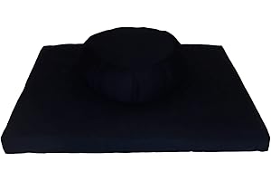 Tortue de Jade Coussin zafu et Tapis zabuton en Coton Bio