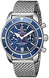 Breitling Herren-Armbanduhr 44mm Armband Edelstahl + Gehäuse Schweizer Automatik Chronograph A2337016-C856