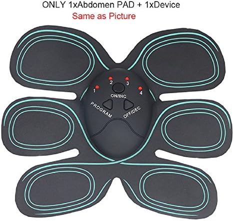 New Wireless Smart Abdominal Muscles Device EMS Muscle Stimulation Intensive ABS Fitness Muscle Trainer Slimming Body Massager (Abdoment Set No Box)