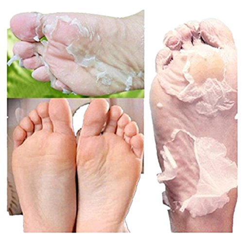 FEITONG 1Pair Exfoliating Peel Foot Mask Baby Soft Feet Remove Callus Hard Dead Skin (Yellow)
