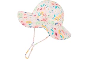 Volicph Baby Summer Hat Girls Sun Hat Toddler Beach Hat Baby Bucket Hat UPF 50 for Baby Girls Infant Child Toddler