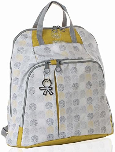 Okiedog Trek 10127041 Elegant Changing Backpack with Padded Back, Soft Carrying Straps, Pram Hooks, Changing Mat, Approx. 37 x 39 x 15 cm, Grey