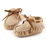 Itaar Babyschuhe Lauflernschuhe Quasten Schnürung Bogen mit weicher und rutschfester Sohle in 5 Farben für Babys 0-18 Monate - 3