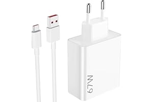 ACANDYA 67W Chargeur Rapide USB avec Câble USB C 1M pour Xiaomi 14T 13T Mix Flip Mix Fold 3 Redmi Note 14S 13 Pro 5G Pad 7 Pro, Chargeur Turbo Adaptateur pour POCO M6 X6 X5 X4 F5 X3 GT 13 Lite 12S Ultra